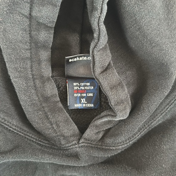 Original Santa Cruz, Skateboards, Black Hoodie, Kids Xl - Picture 4 of 5
